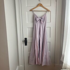 Rujuta Sheth Stella dress in ube Chex, S